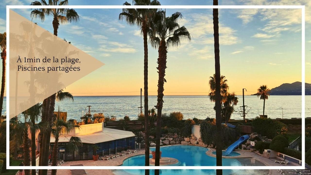 LE BEL AZUR - VUE MER - À 1Min DE LA MER Cannes Exterior foto